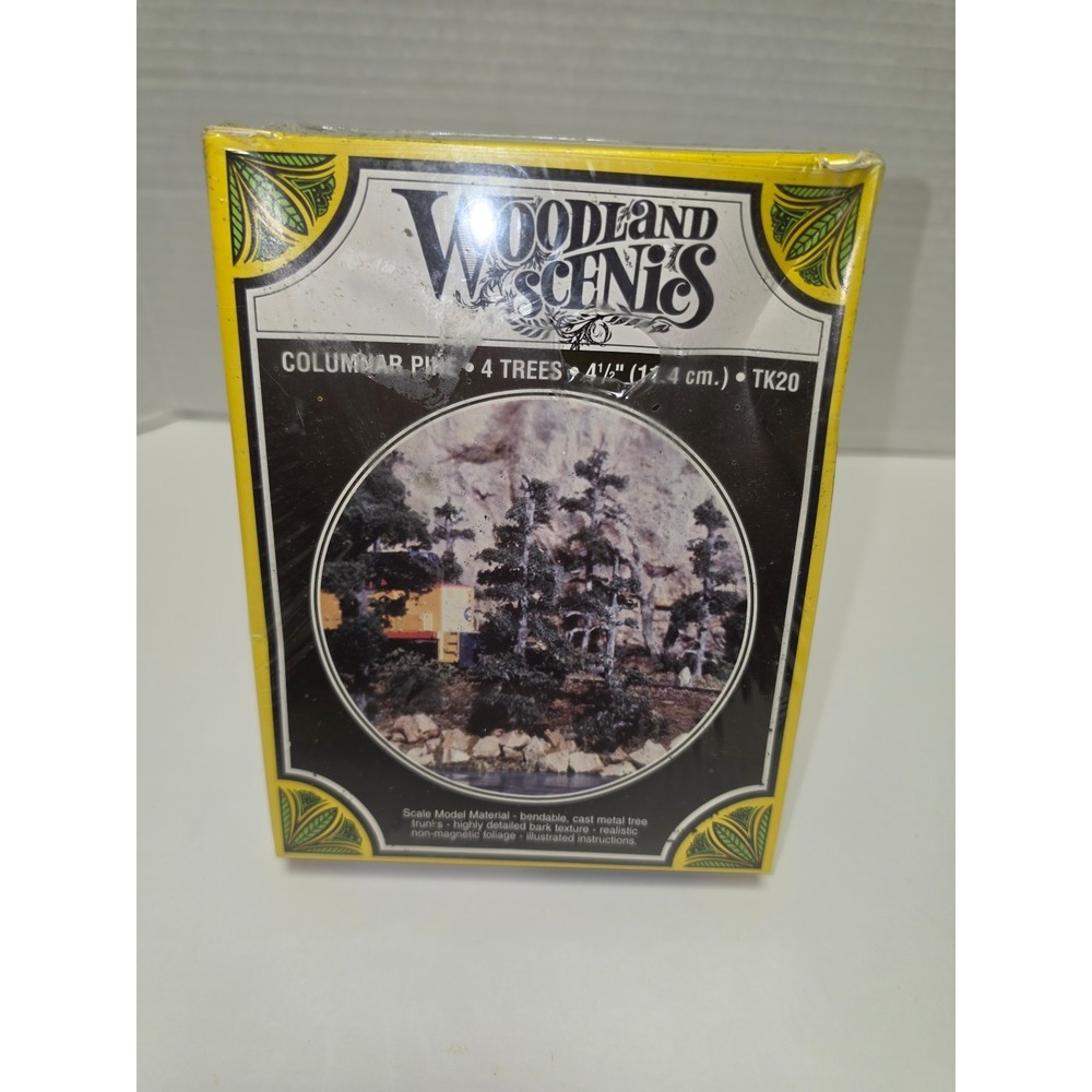 Woodland Scenics #TK20 Small Tree Kit for Columnar Pine‎ trees NOS New